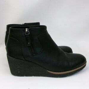 Dr. Scholl's Black Wedge Ankle Boots